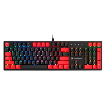 Клавиатура A4Tech Bloody B820N механическая черный/красный USB for gamer LED (B820N ( BLACK + RED))