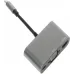 Разветвитель USB-C Palmexx серебристый (PX/HUB USBC-HDMI-VGA-USBC)