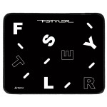 Коврик для мыши A4Tech FStyler FP25 Мини черный/белый 250x200x2мм (FP25 BLACK)