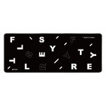 Коврик для мыши A4Tech FStyler FP75 XL черный/белый 750x300x2мм (FP75 BLACK)