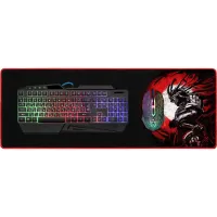 Коврик для мыши Defender Liberty XL черный/красный 800x300x3мм (50562) Коврик для мыши Defender Liberty XL черный/красный 800x300x3мм (50562)