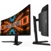 Монитор Gigabyte 34" G34WQC A черный VA LED 1ms 21:9 HDMI M/M матовая HAS 350cd 178гр/178гр 3440x1440 144Hz FreeSync Premium DP 2K 8.4кг