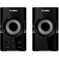 Колонки Sven SPS-606 2.0 черный 6Вт