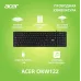 Клавиатура Acer OKW122 черный USB (ZL.KBDEE.00C)