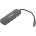 Разветвитель USB-C D-Link DUB-2340 4порт. черный (DUB-2340/A1A)