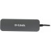 Разветвитель USB-C D-Link DUB-2340 4порт. черный (DUB-2340/A1A)