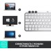 Клавиатура Logitech MX Keys Mini серебристый/белый USB беспроводная BT/Radio LED (920-010502)