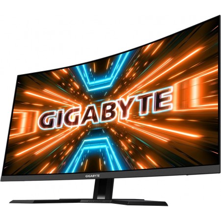 Монитор Gigabyte 31.5" M32QC черный VA LED 1ms 16:9 HDMI HAS 350cd 178гр/178гр 2560x1440 165Hz FreeSync Premium Pro DP 2K USB 7.8кг