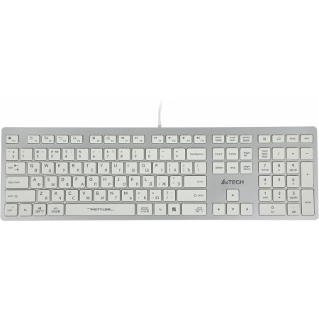 Клавиатура A4Tech Fstyler FX50 белый USB slim Multimedia (FX50 WHITE)