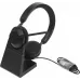 Наушники с микрофоном Jabra Evolve2 65, Link380a MS Stereo Stand Black черный накладные BT оголовье (26599-999-989)