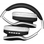 Наушники с микрофоном Defender FreeMotion B525 черный/белый накладные BT оголовье (63525)