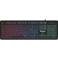 Клавиатура Defender Raid GK-778DL черный USB slim for gamer LED