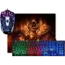 Клавиатура + мышь Defender Aura MKP-117 клав:черный мышь:черный USB slim LED (52117)