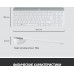 Клавиатура + мышь Logitech MK470 клав:белый/серый мышь:белый USB беспроводная slim (920-009207)