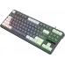 Клавиатура Оклик 711G серый/белый USB for gamer LED (1790385)