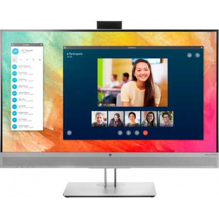 Монитор HP 27" EliteDisplay E273m серебристый IPS LED 16:9 HDMI M/M Cam матовая HAS Piv 1000:1 250cd 178гр/178гр 1920x1080 60Hz VGA DP FHD USB 7.9кг