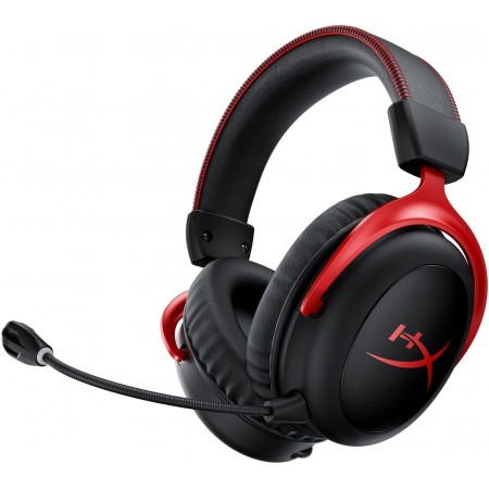 Наушники с микрофоном HyperX Cloud II (CL002) черный/красный мониторные Radio оголовье (4P5K4AA)