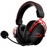 Наушники с микрофоном HyperX Cloud Alpha Wireless (CA002) черный/красный 1.8м мониторные Radio оголовье (4P5D4AA)