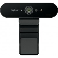 Камера Web Logitech Brio черный 13Mpix (4096x2160) USB3.0 с микрофоном (960-001105/960-001107)