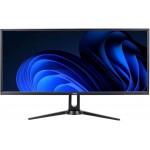 Монитор Hiper 34" Gaming M34UPA черный IPS LED 1ms 21:9 HDMI M/M матовая HAS Piv 300cd 178гр/178гр 3440x1440 144Hz FreeSync DP 2K USB 7.4кг