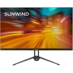 Монитор SunWind 23.8" SUN-M24BA107 черный IPS LED 3ms 16:9 HDMI матовая 300cd 178гр/178гр 1920x1080 165Hz G-Sync DP FHD 2.9кг