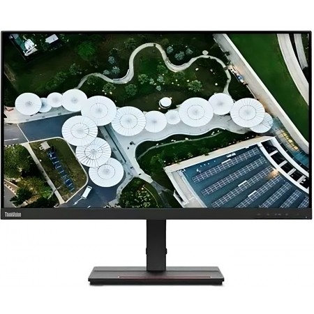 Монитор Lenovo 23.8" ThinkVision TE24-20 черный IPS LED 4ms 16:9 DVI матовая 250cd 178гр/178гр 1920x1080 60Hz VGA FHD 4.88кг