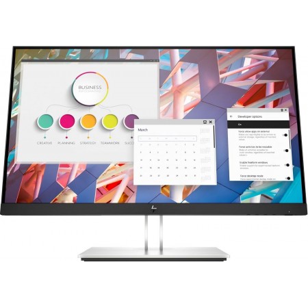 Монитор HP 23.8" E24 G4 черный IPS LED 5ms 16:9 HDMI матовая HAS Piv 250cd 178гр/178гр 1920x1080 60Hz VGA DP FHD USB 5.7кг