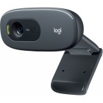 Камера Web Logitech HD Webcam C270 черный 0.9Mpix (1280x720) USB2.0 с микрофоном (960-001063)