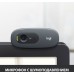 Камера Web Logitech HD Webcam C270 черный 0.9Mpix (1280x720) USB2.0 с микрофоном (960-001063)