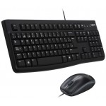 Клавиатура + мышь Logitech MK120 клав:черный мышь:черный/серый USB (920-002562)