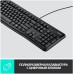 Клавиатура + мышь Logitech MK120 клав:черный мышь:черный/серый USB (920-002562)