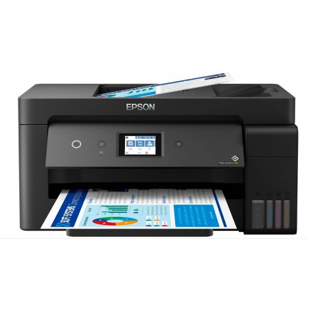 МФУ струйный Epson L14150 (C11CH96403/96502/96505/96503) A3 Duplex Net WiFi черный