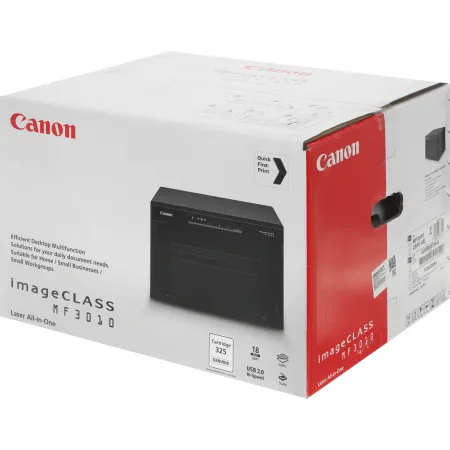 МФУ лазерный Canon imageClass MF3010 (Азия) (5252B007/5252B008/5252B011) A4 черный