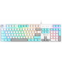 Клавиатура A4Tech Bloody S510R механическая белый USB for gamer LED (S510R USB ICY WHITE/BLMS RED)