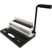 Переплетчик Office Kit B2115L A4/перф.15л.сшив/макс.450л./пластик.пруж. (4.5-51мм)