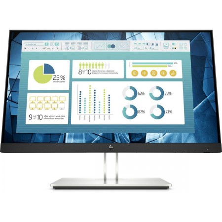 Монитор HP 21.5" E22 G4 черный IPS 16:9 HDMI матовая HAS Piv 250cd 178гр/178гр 1920x1080 60Hz VGA DP FHD USB 5.3кг