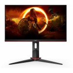 Монитор AOC 23.8" Gaming 24G2SPU черный/красный IPS LED 16:9 HDMI M/M матовая HAS Piv 300cd 178гр/178гр 1920x1080 165Hz FreeSync Premium VGA DP FHD USB 4.41кг