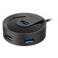 Разветвитель USB 3.0 A4Tech HUB-30 4порт. черный