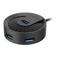 Разветвитель USB 3.0 A4Tech HUB-30C 4порт. черный