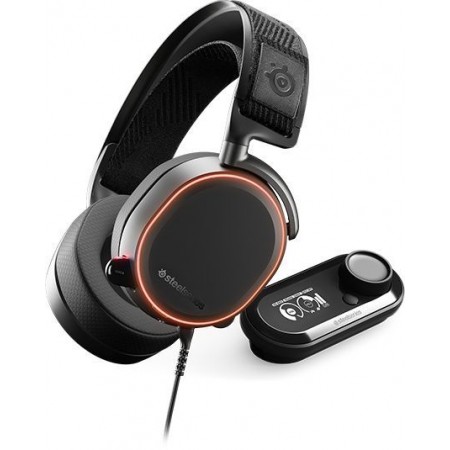 Наушники с микрофоном Steelseries Arctis Pro + GameDAC черный 3м мониторные USB оголовье (61453)