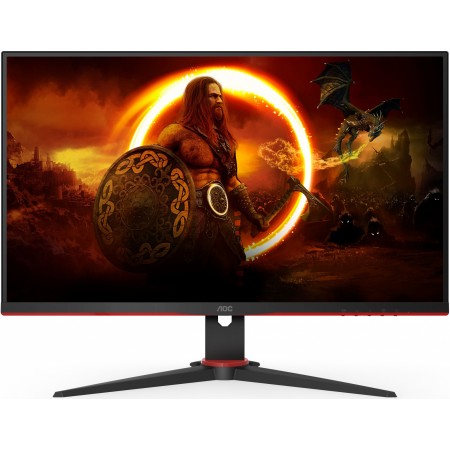 Монитор AOC 27" 27G2SPAE черный/красный IPS LED 1ms 16:9 HDMI M/M матовая 250cd 178гр/178гр 1920x1080 165Hz G-Sync FreeSync Premium VGA DP FHD 4.53кг