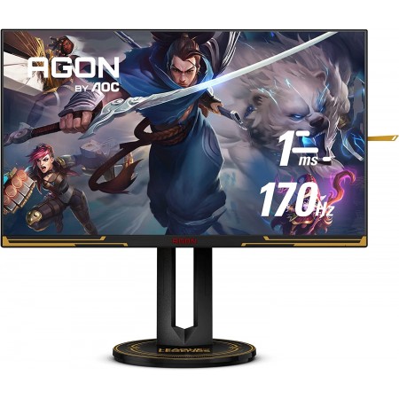 Монитор AOC 27" Agon AG275QXL черный IPS LED 16:9 HDMI M/M матовая HAS Piv 400cd 178гр/178гр 2560x1440 170Hz DP 2K USB 7.84кг