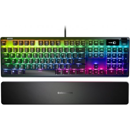 Клавиатура Steelseries Apex Pro механическая черный USB for gamer LED (подставка для запястий) (64626) Клавиатура Steelseries Apex Pro механическая черный USB for gamer LED (подставка для запястий) (64626)