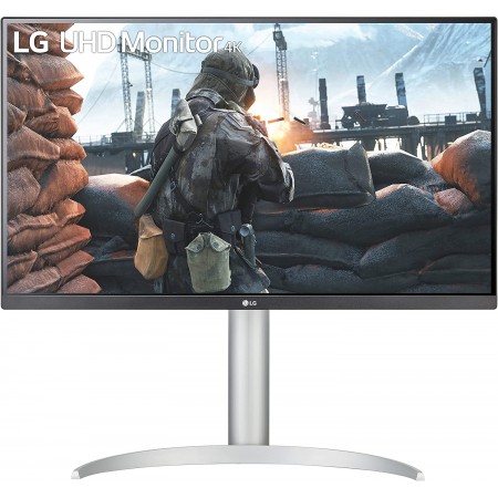 Монитор LG 27" UltraFine 27UP650-W серебристый IPS LED 16:9 HDMI матовая HAS 1200:1 400cd 178гр/178гр 3840x2160 60Hz DP 4K 5.9кг