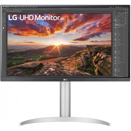 Монитор LG 27" UltraFine 27UP850N-W белый IPS LED 16:9 HDMI M/M матовая HAS Piv 400cd 178гр/178гр 3840x2160 60Hz DP 4K USB 5.9кг
