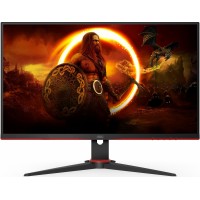 Монитор AOC 23.8" 24G2SPAE черный/красный IPS LED 1ms 16:9 HDMI M/M матовая 250cd 178гр/178гр 1920x1080 165Hz FreeSync Premium VGA DP FHD 3.75кг