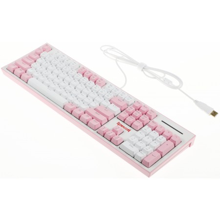 Клавиатура Redragon Hades механическая розовый USB for gamer LED (70821) кабель 1.6м
