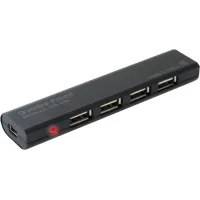 Разветвитель USB 2.0 Defender Quadro Promt 4порт. черный (83200)