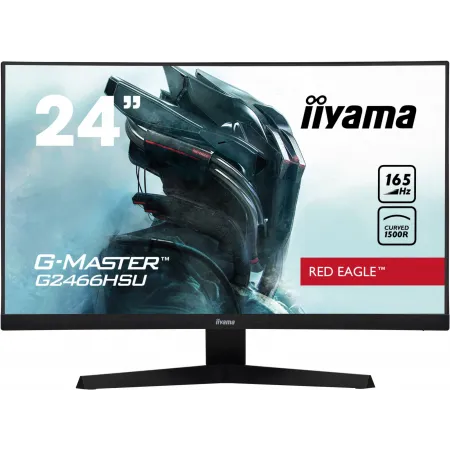 Монитор Iiyama 23.6" Red Eagle G2466HSU-B1 черный VA LED 1ms 16:9 HDMI M/M матовая 250cd 178гр/178гр 1920x1080 165Hz DP FHD USB 3.7кг