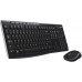 Клавиатура + мышь Logitech MK270 клав:черный мышь:черный USB беспроводная Multimedia (920-004509)